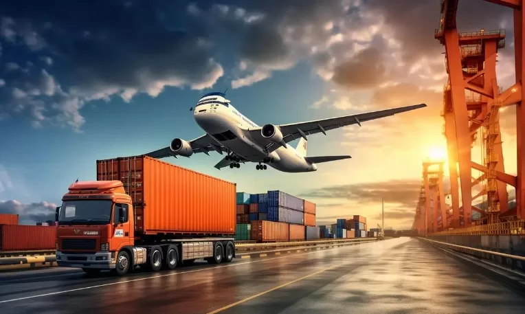 What are the options for expedited shipping in international logistics services?
