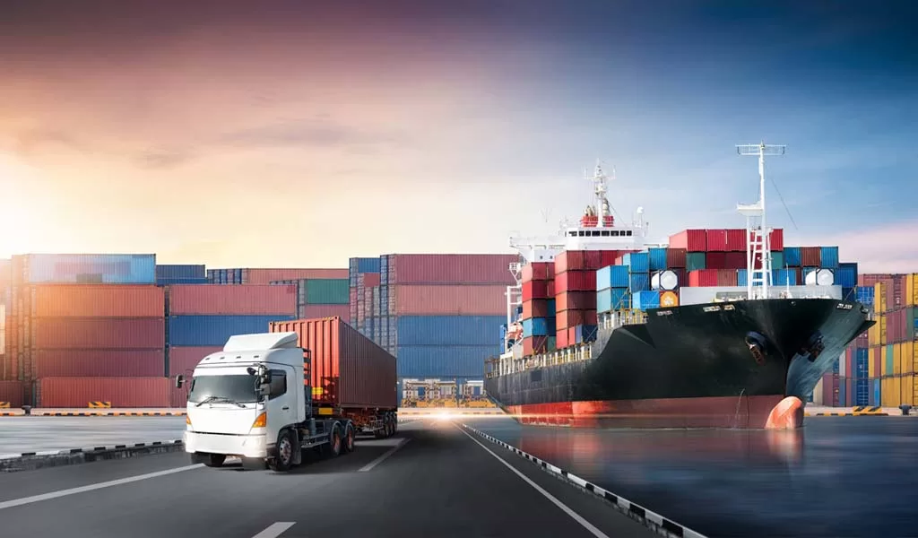 What are the main services included in freight logistics solutions?