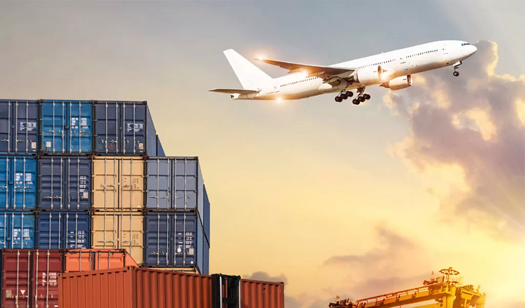 What are the most popular routes for air freight logistics services?